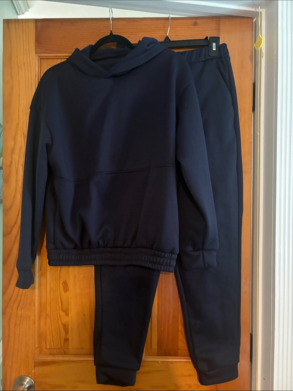 Navy M  Cozy Hoodie & Jogger Set